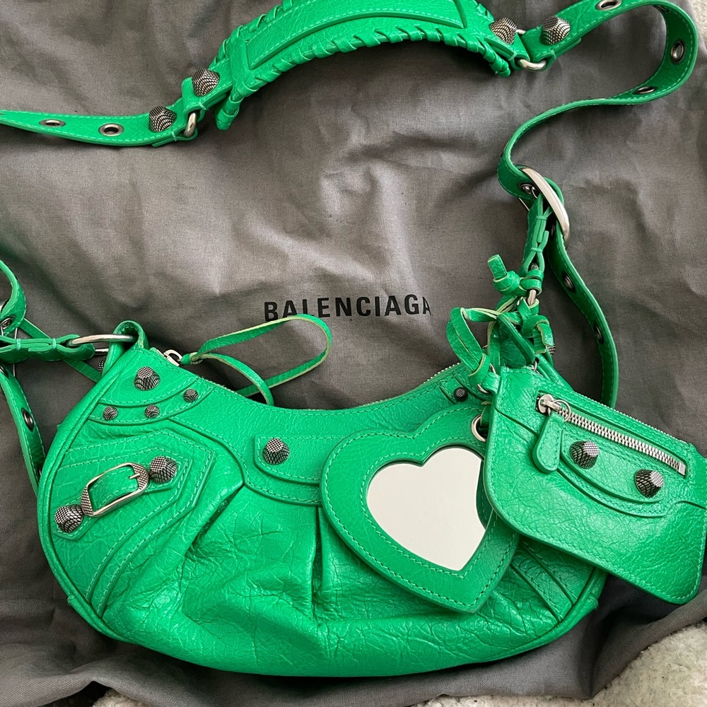 Balenciaga Le cagole Green bag